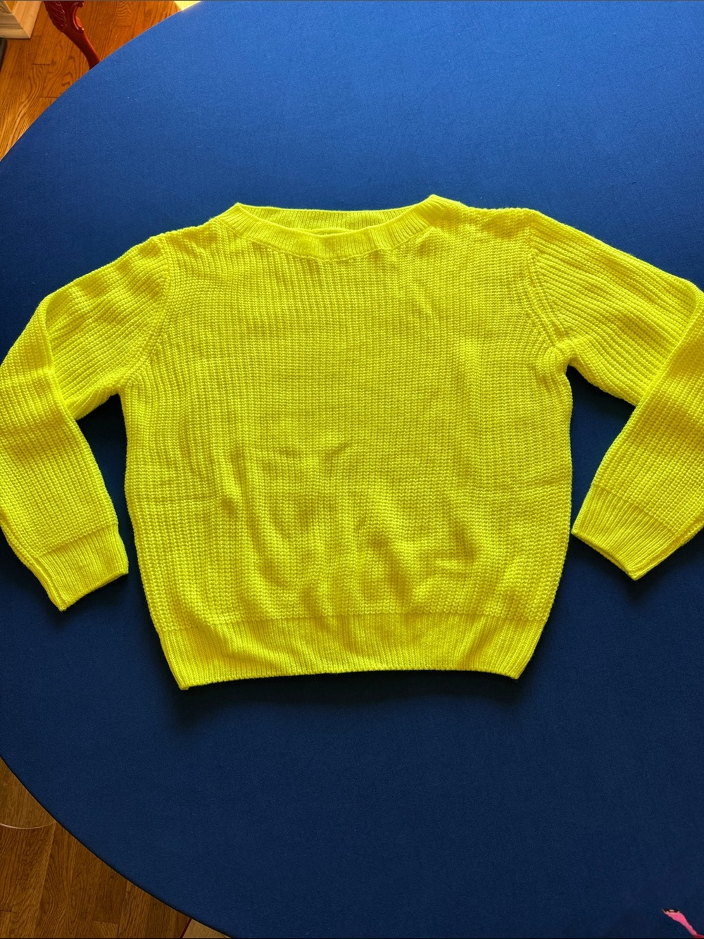 Women’s neon Yellow Knit Sweater